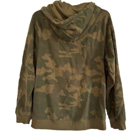Men's Fleece Camo Print Pullover Hoodie Size Small- All In Motion Nwt 24 - Picture 2 of 4